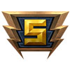 Logo for the video game Smite