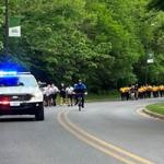 HCC Campus Police participating in the Law Enforcement Special Olympics torch run